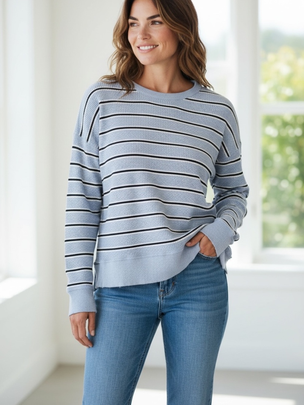 OFFLINE By Aerie Pique Long Sleeve T-Shirt